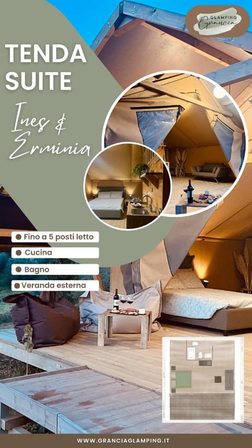 מלון גרוסטו Glamping Grancia מראה חיצוני תמונה