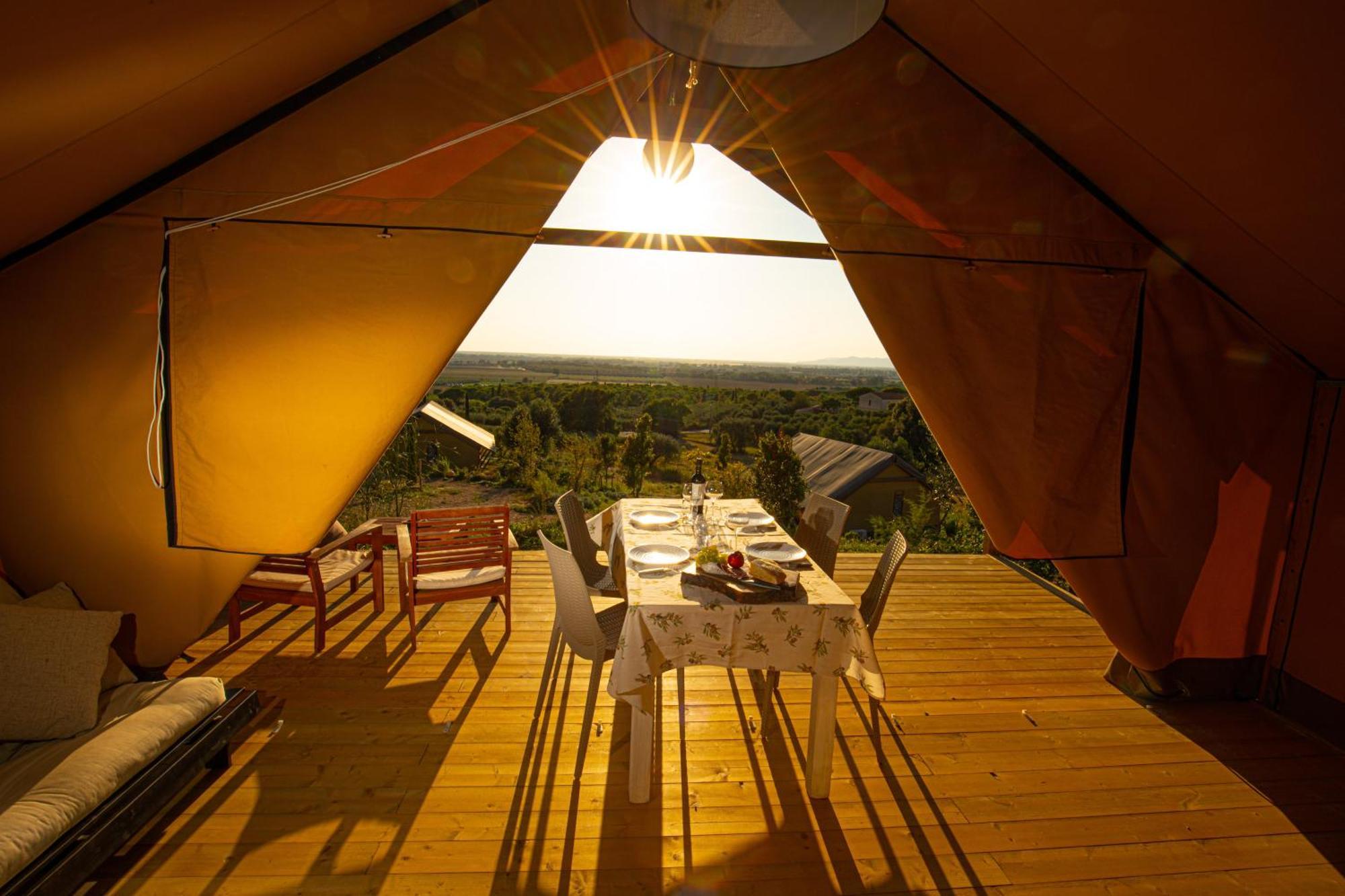 מלון גרוסטו Glamping Grancia מראה חיצוני תמונה