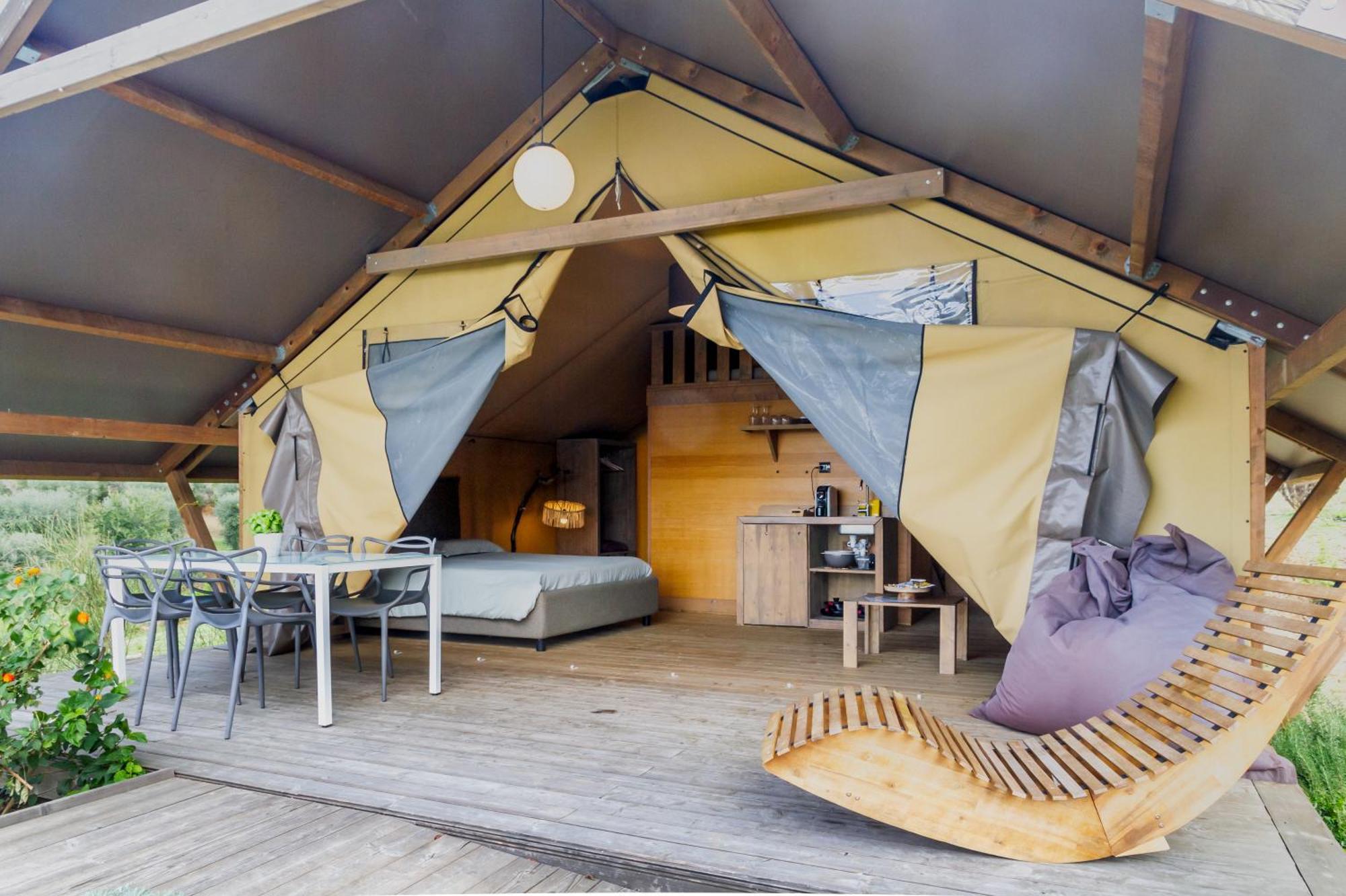 מלון גרוסטו Glamping Grancia מראה חיצוני תמונה